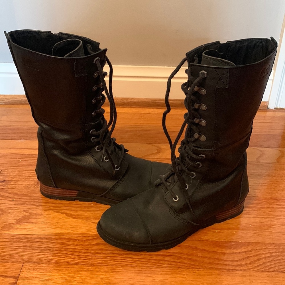 Sorel Lace Up Boot 10 Black